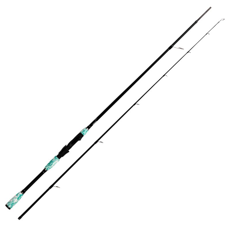 Bait Boss 2.1M Carbon Fiber Spinning Fishing Rod and Reel Combo β High Sensitivity 2-Piece Rod with BB3000 Reel, Lures, Tackle Box & Carrying Case β All-Purpose Freshwater/Saltwater Kit